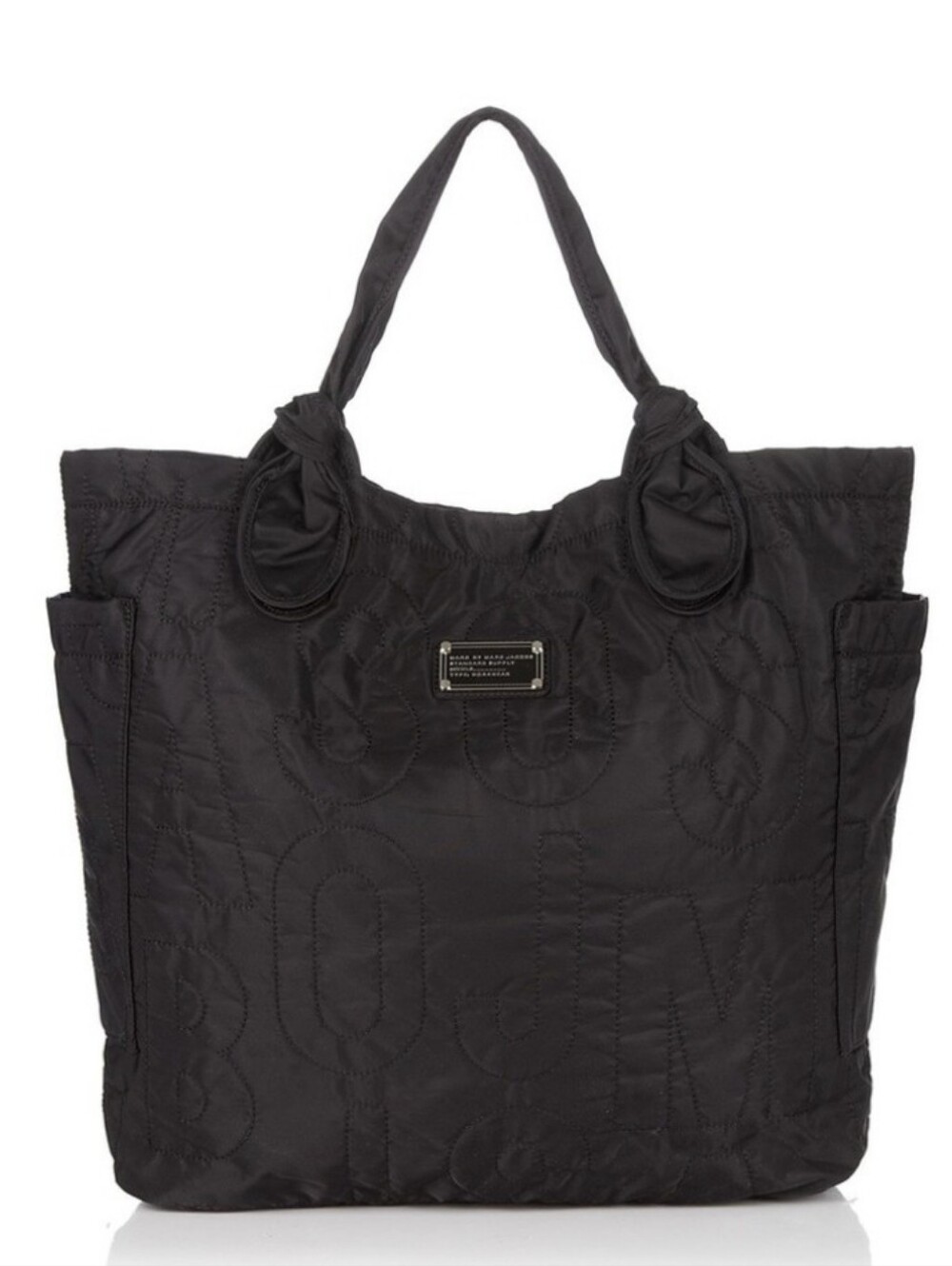 Black Quilted Tote Bag by Marc Jacobs. XL